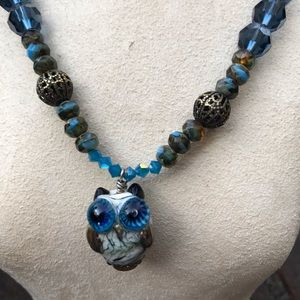 🦉 Handmade Bead Owl Necklace 🦉